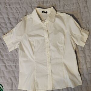 The Limited White Short Sleeve Shirt